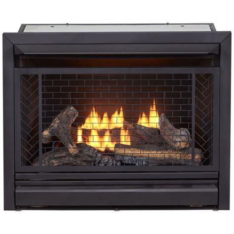 Pleasant Hearth&39;s vent free gas log sets are the ideal choice to bring style and warmth to your home. . Gas fireplace insert lowes